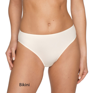 Bragas Satin Natural: Bikini, Short